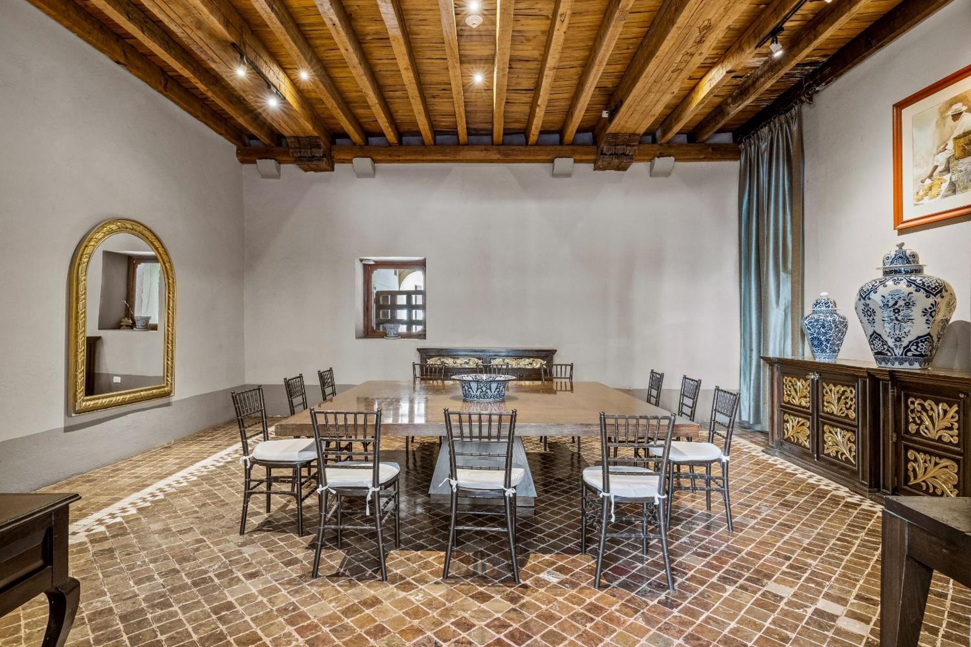 Quinta Real Puebla Hotel Kültér fotó The dining room